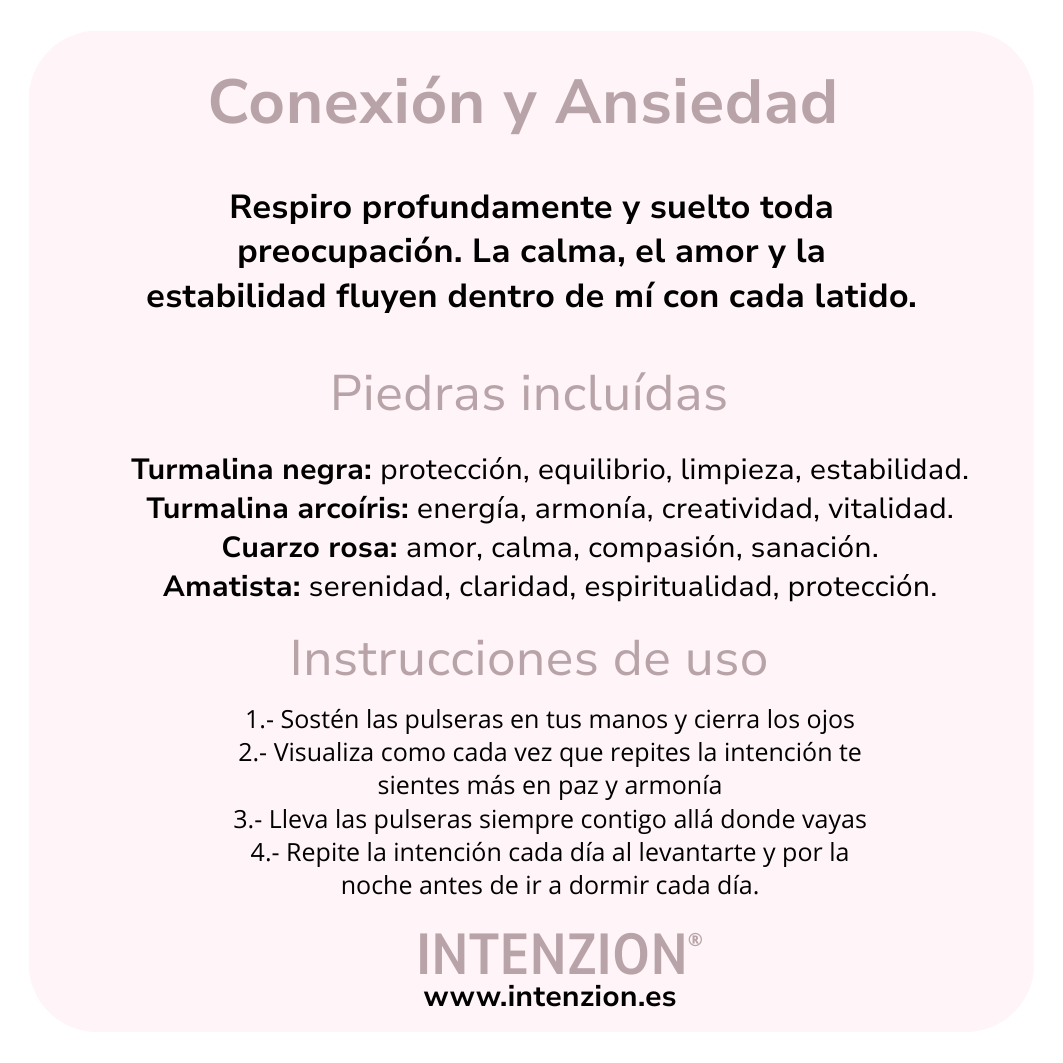 SET PULSERAS CONEXION Y ANSIEDAD