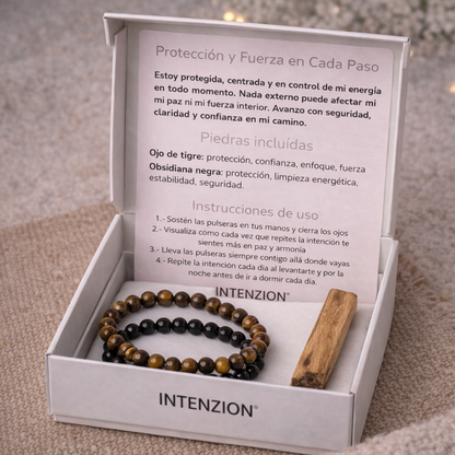Protección y Fuerza en Cada Paso (Set 2 pulseras contra toda negatividad)