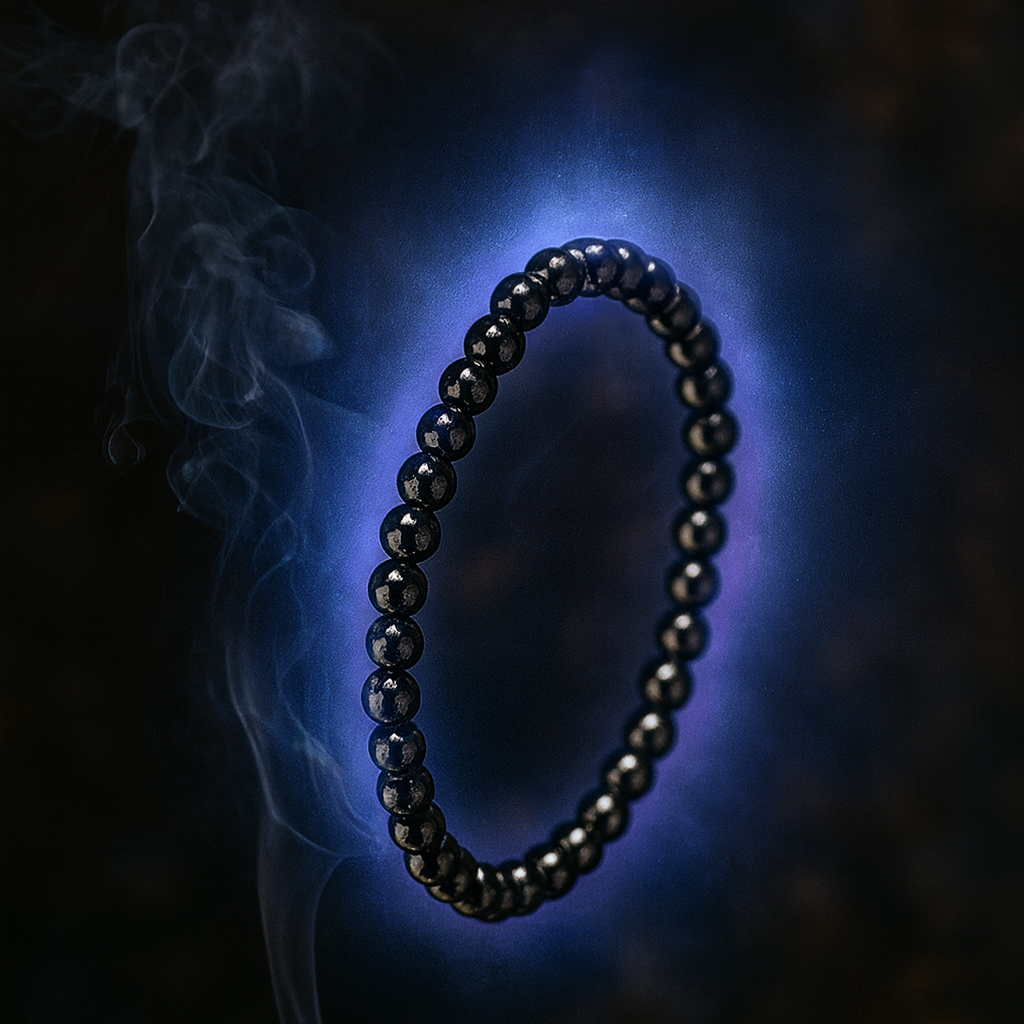 Protección energética contra envidia, ansiedad y malas vibras - Pulsera turmalina negra 4mm