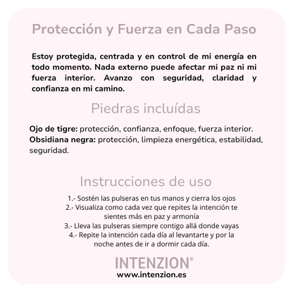 Protección y Fuerza en Cada Paso (Set 2 pulseras contra toda negatividad)