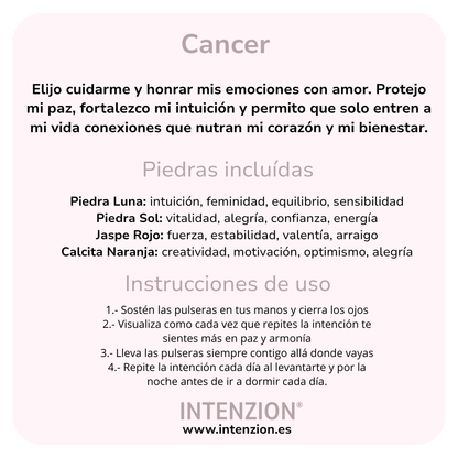 SET PULSERAS CANCER