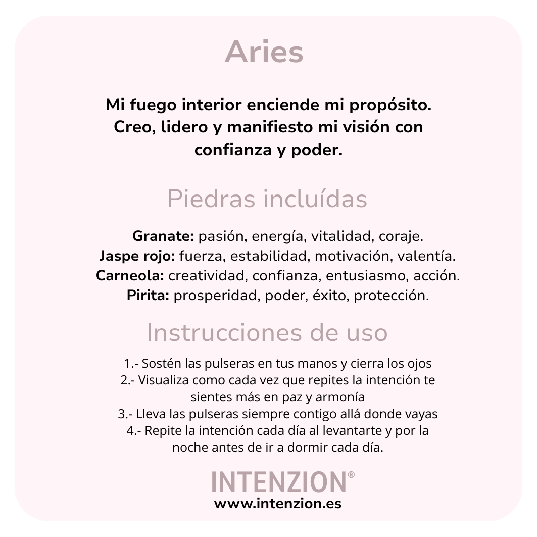 SET PULSERAS ARIES