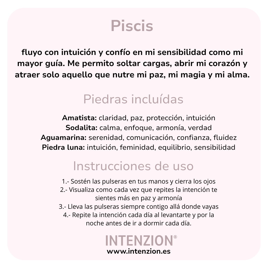 SET PULSERAS PISCIS