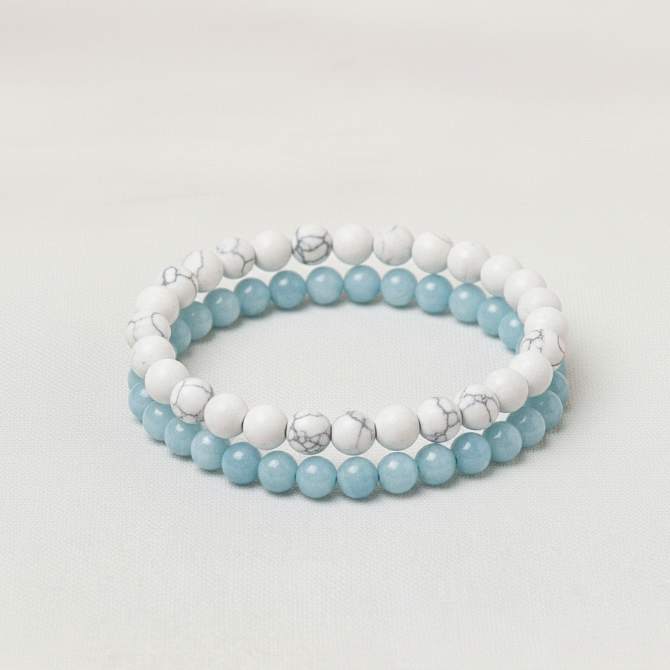 SET PULSERAS CALMA PROFUNDA PARA ALMAS SENSIBLES