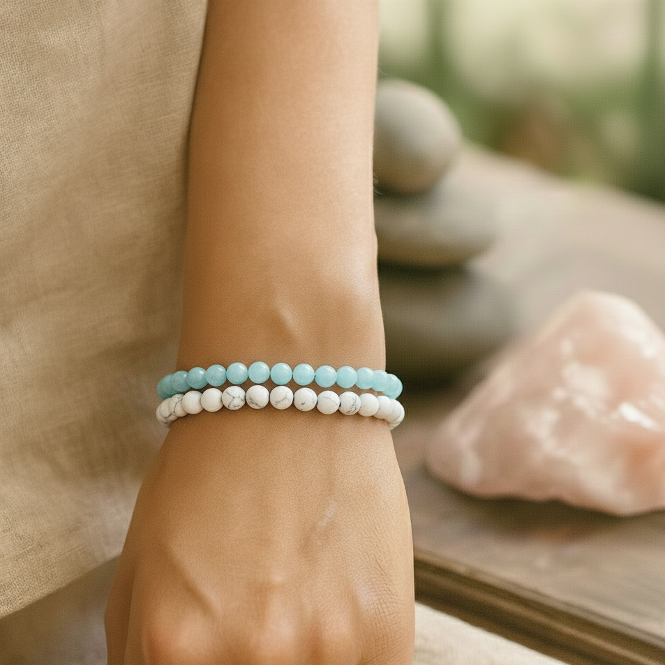 SET PULSERAS CALMA PROFUNDA PARA ALMAS SENSIBLES